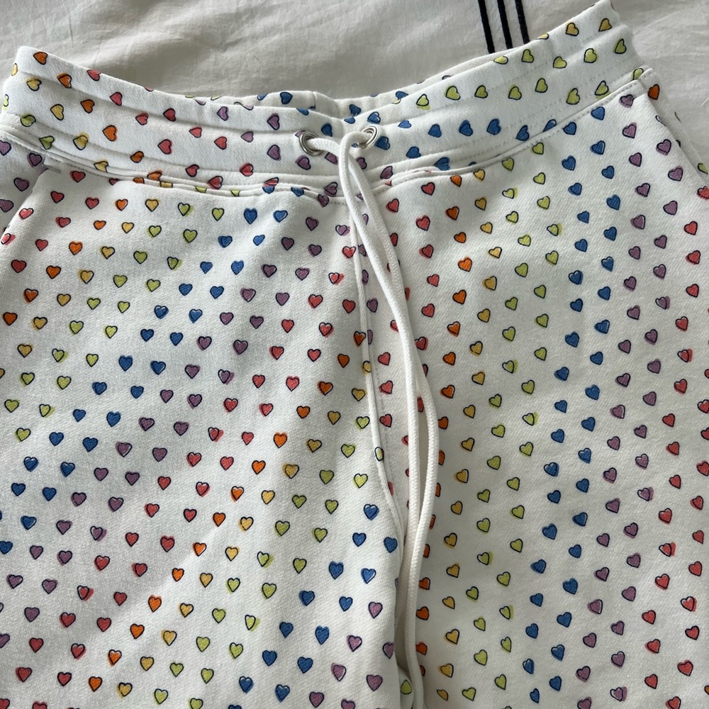 Roller Rabbit Disco Hearts Sweatpants Small NWOT